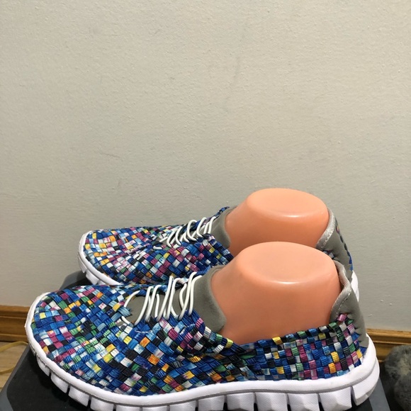 Zee alexis danielle Women’s multi Colorful Woven Sneakers Size 11.5 - Picture 4 of 15